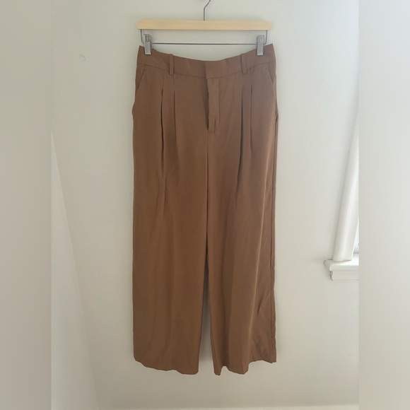 Mango Wide Leg Pleated Trousers - Picture 8 of 11